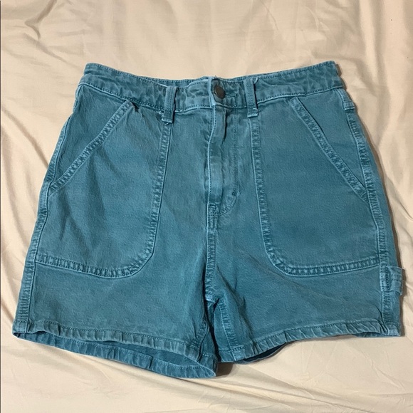 Universal Thread Green High-Waisted Jean Shorts - Picture 1 of 3